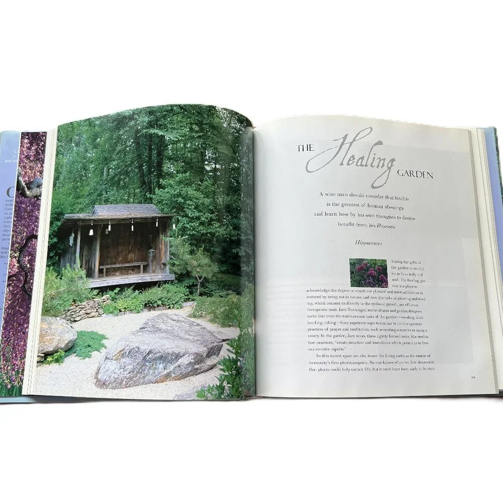 Spiritual Gardening, Creating Sacred Space Outdoors by Peg Streep, Hardcover